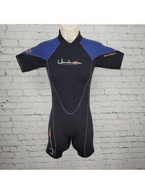 Henderson Divewear Black 3mm Thermoprene Shorty Springsuit A630CB Wetsuit 8